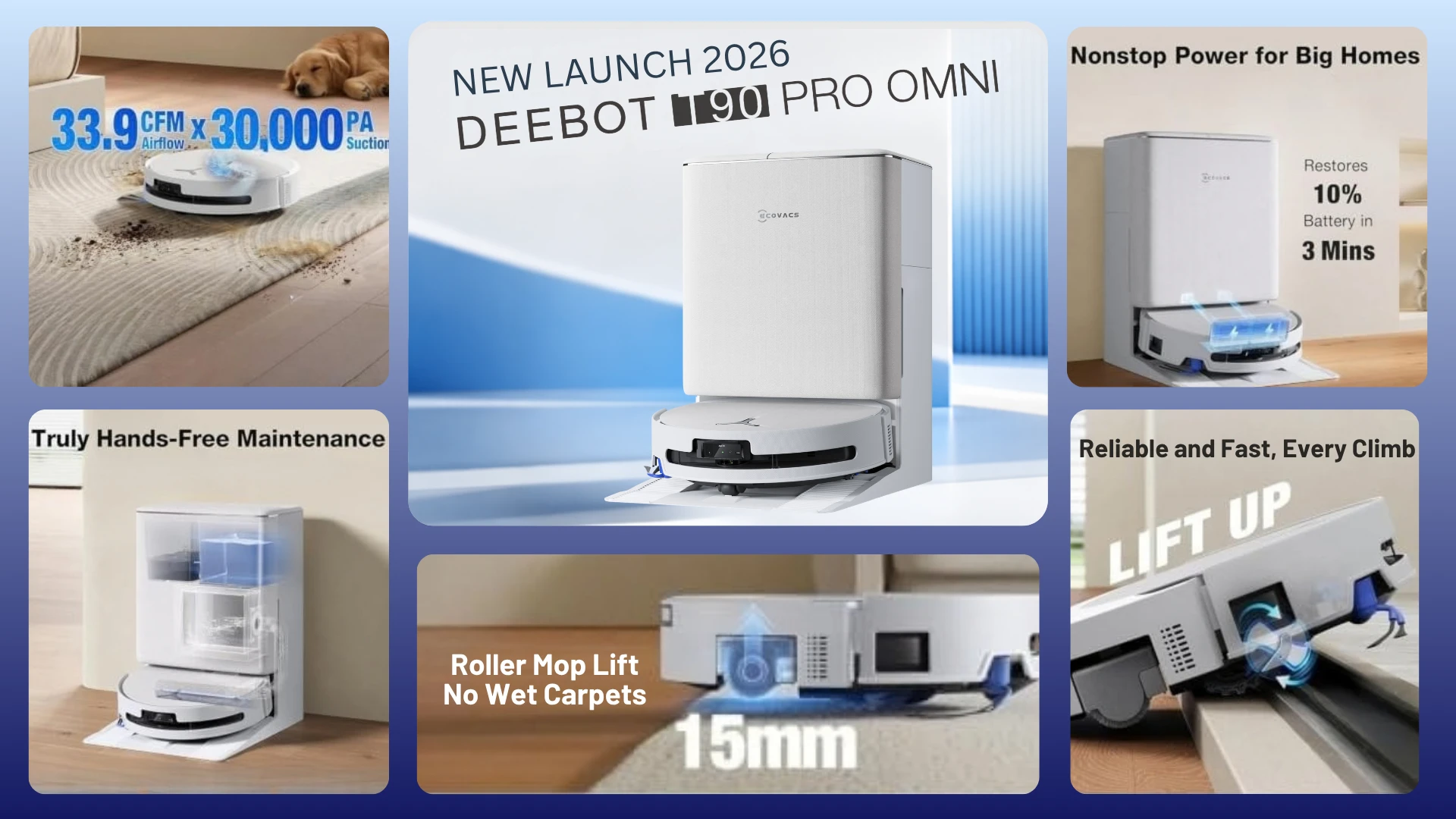 DEEBOT T90 PRO OMNI Showcase - 2026 New Launch